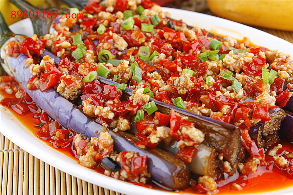 剁椒肉末蒸茄子